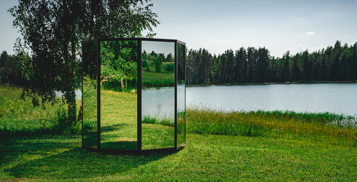 Haljas Houses mirror sauna