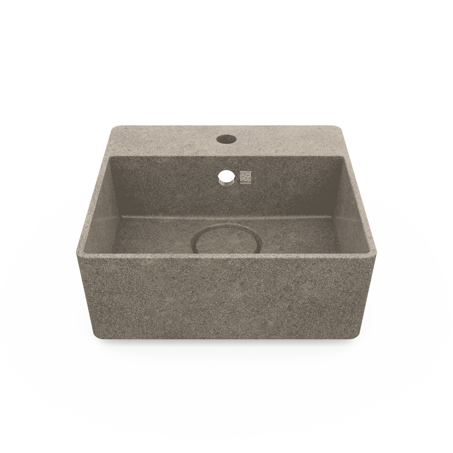 Cube 40 Woodio izlietne Mud tonis