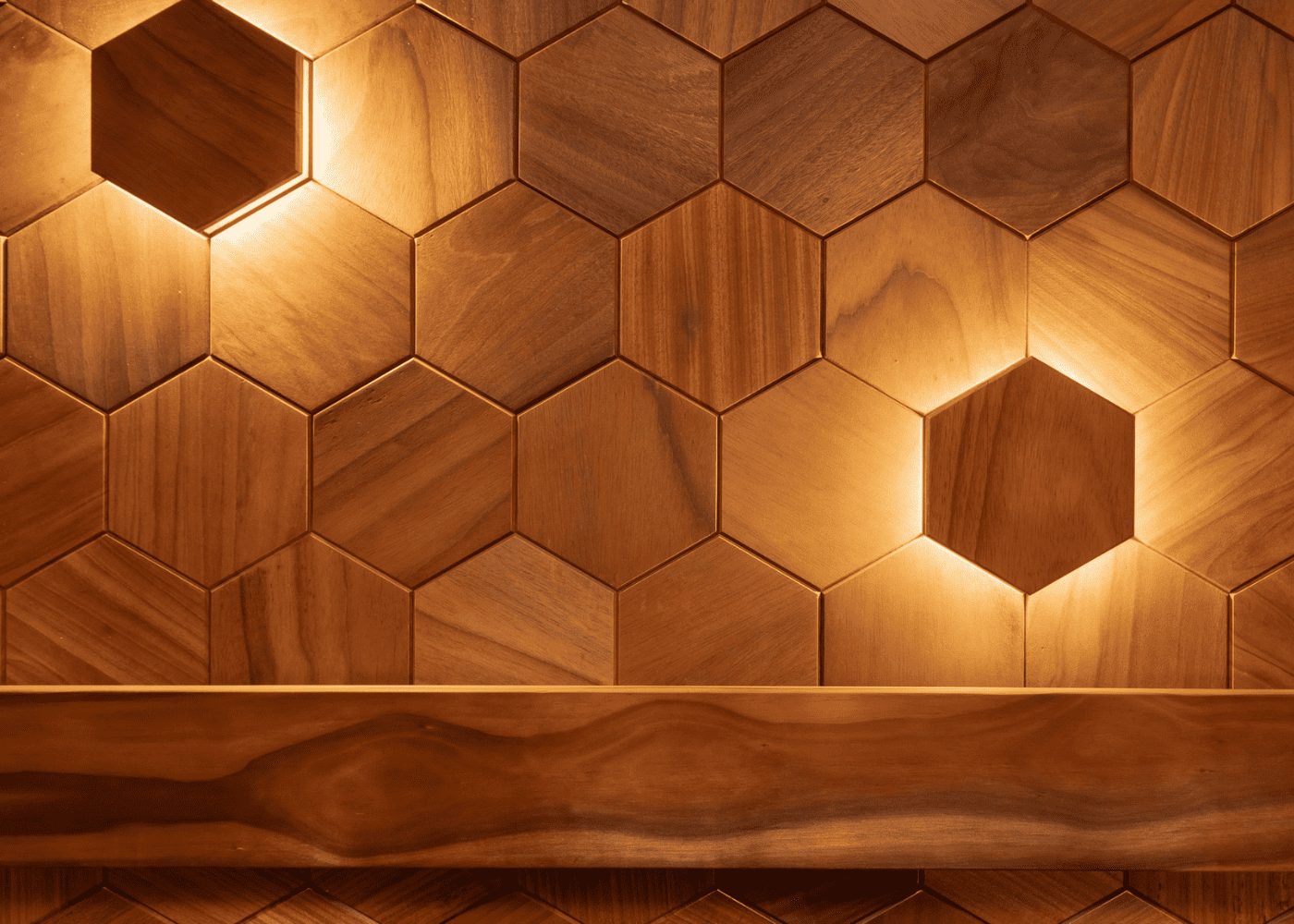 Apdares panelis DecNord Hexa XL ar LED pirtī