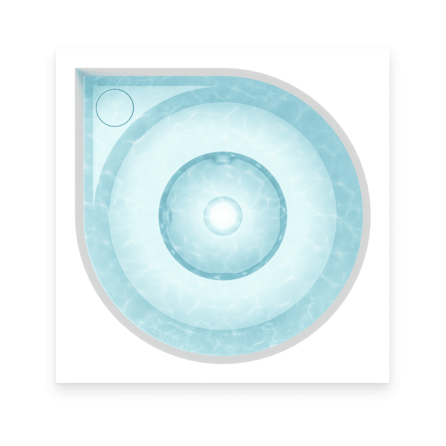 drop design spa in white