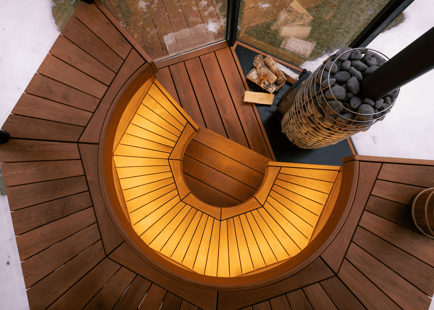 Hele Single Wood spoguļsauna