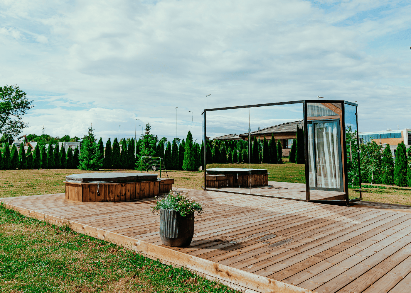 Hele Double spoguļsauna no Haljas houses