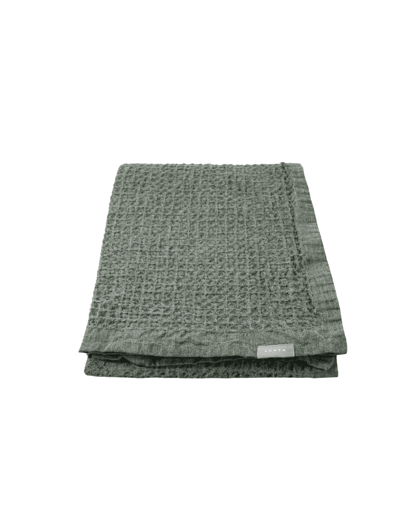Towel with linen | mint