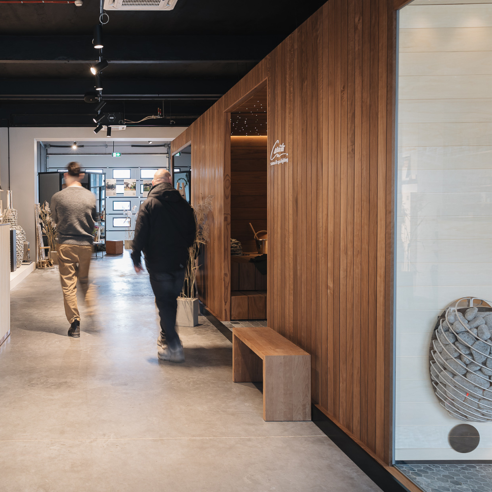 Apdares dēlis Termo apse DAVIS 15x90 Nordic sauna salonā
