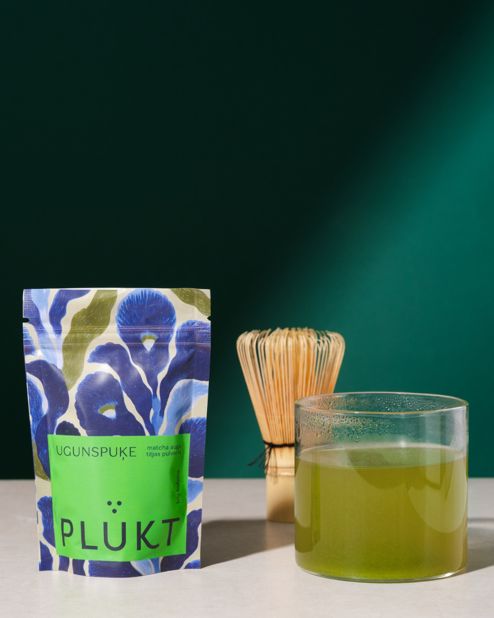 Ugunspuķes lapiņu pulveris (alternatīva mačai)