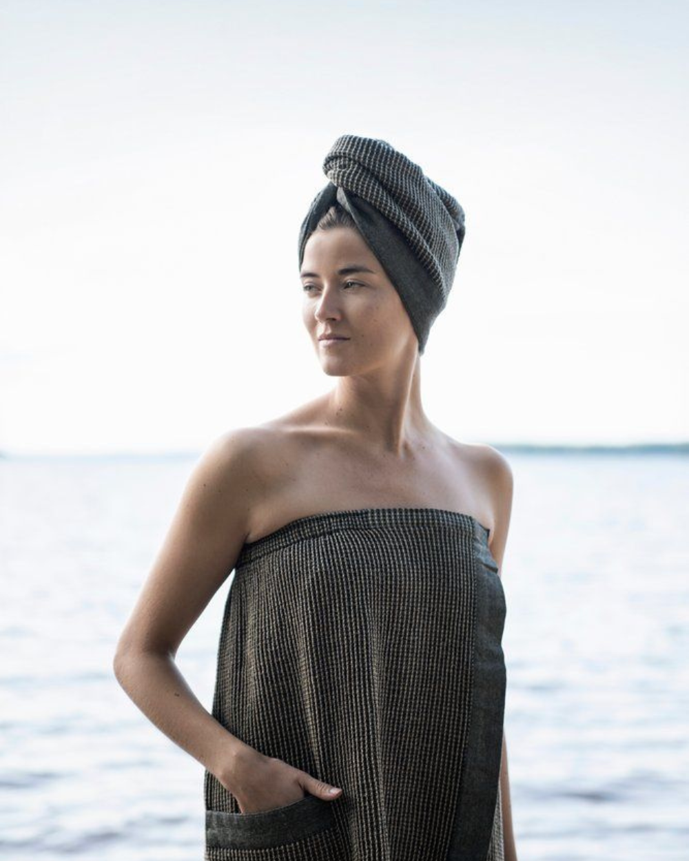 Hair towel | brown