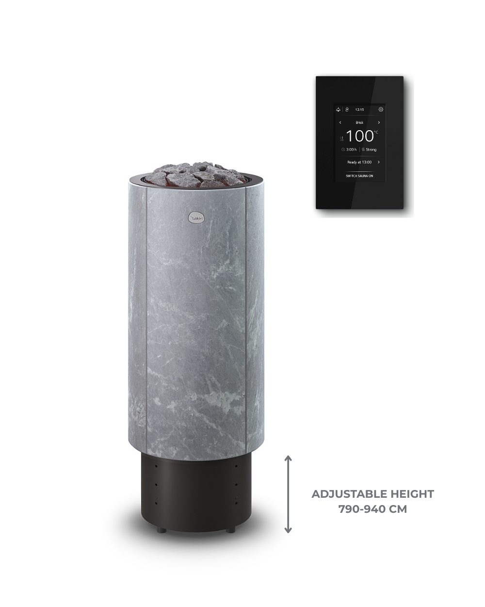 Elektriskā pirts krāsns Tulikivi KAARNA ar vadības pulti