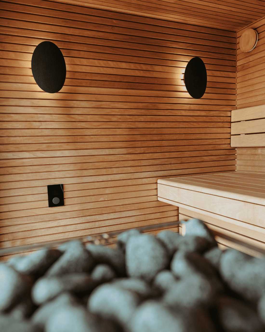 HUUM sauna light, black