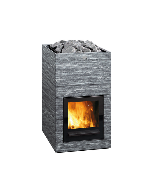 Tulikivi malkas pirts krāsns HILE pelēka