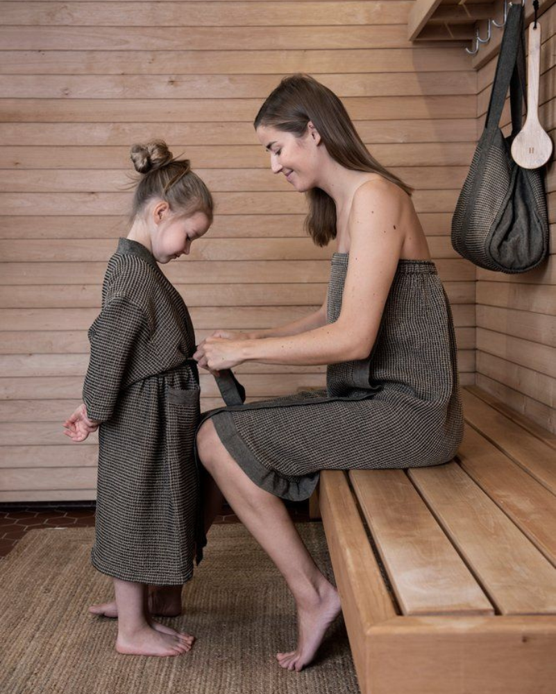 Robe for kids | Brown