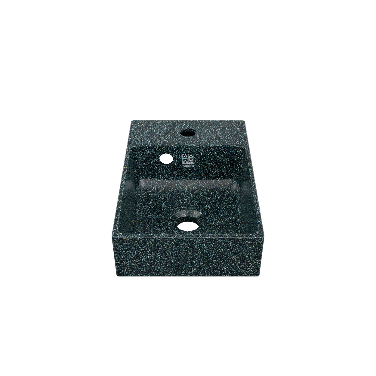Woodio izlietne Cube40 Slim Arctic tonī