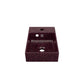 Woodio izlietne Cube40 Slim Berry tonī