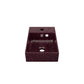 Woodio izlietne Cube40 Slim Berry tonī