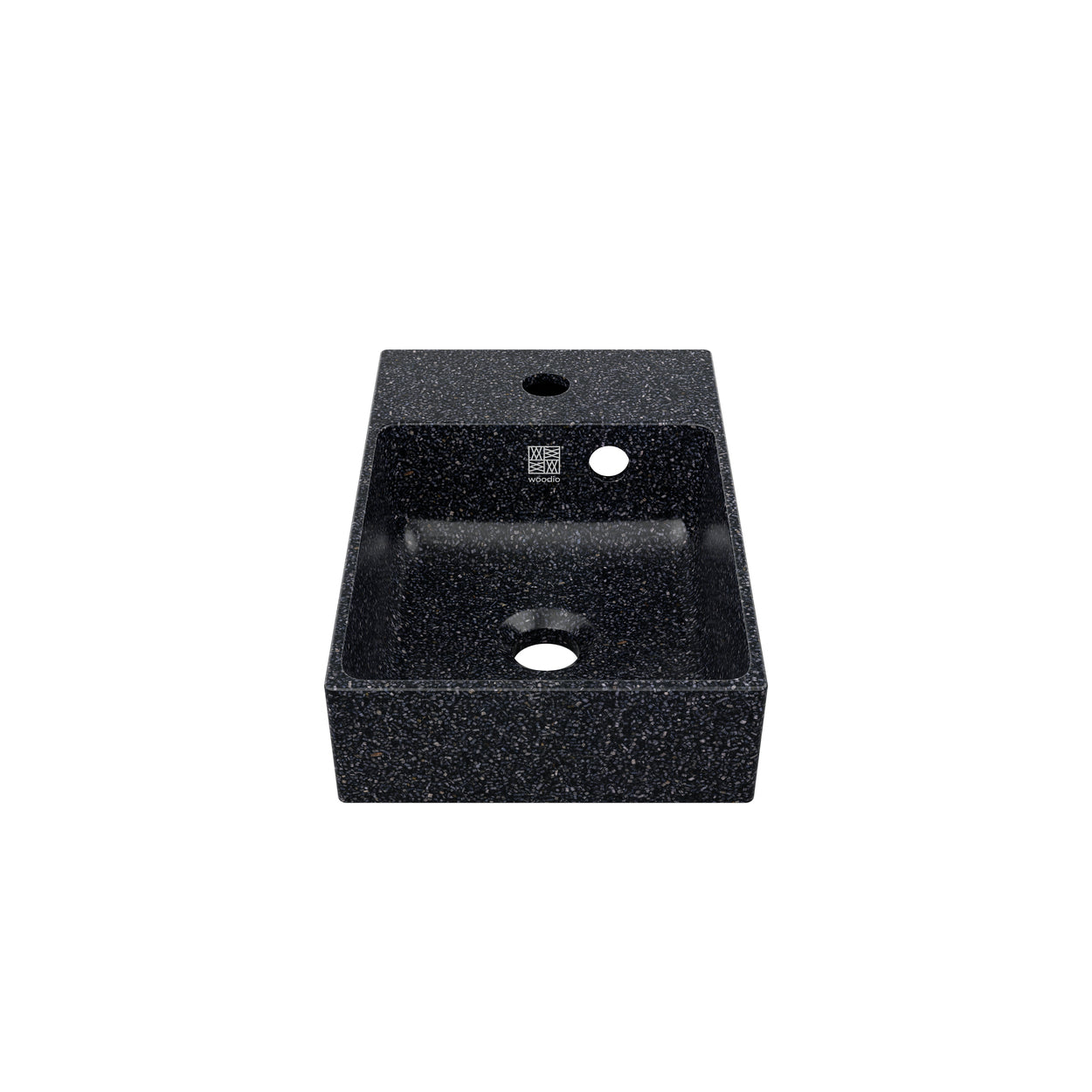 Woodio izlietne Cube40 Slim Char tonī