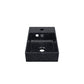Woodio izlietne Cube40 Slim Char tonī