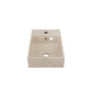 Woodio izlietne Cube40 Slim Linen tonī