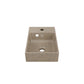 Woodio izlietne Cube40 Slim Mud tonī
