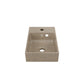Woodio izlietne Cube40 Slim Mud tonī