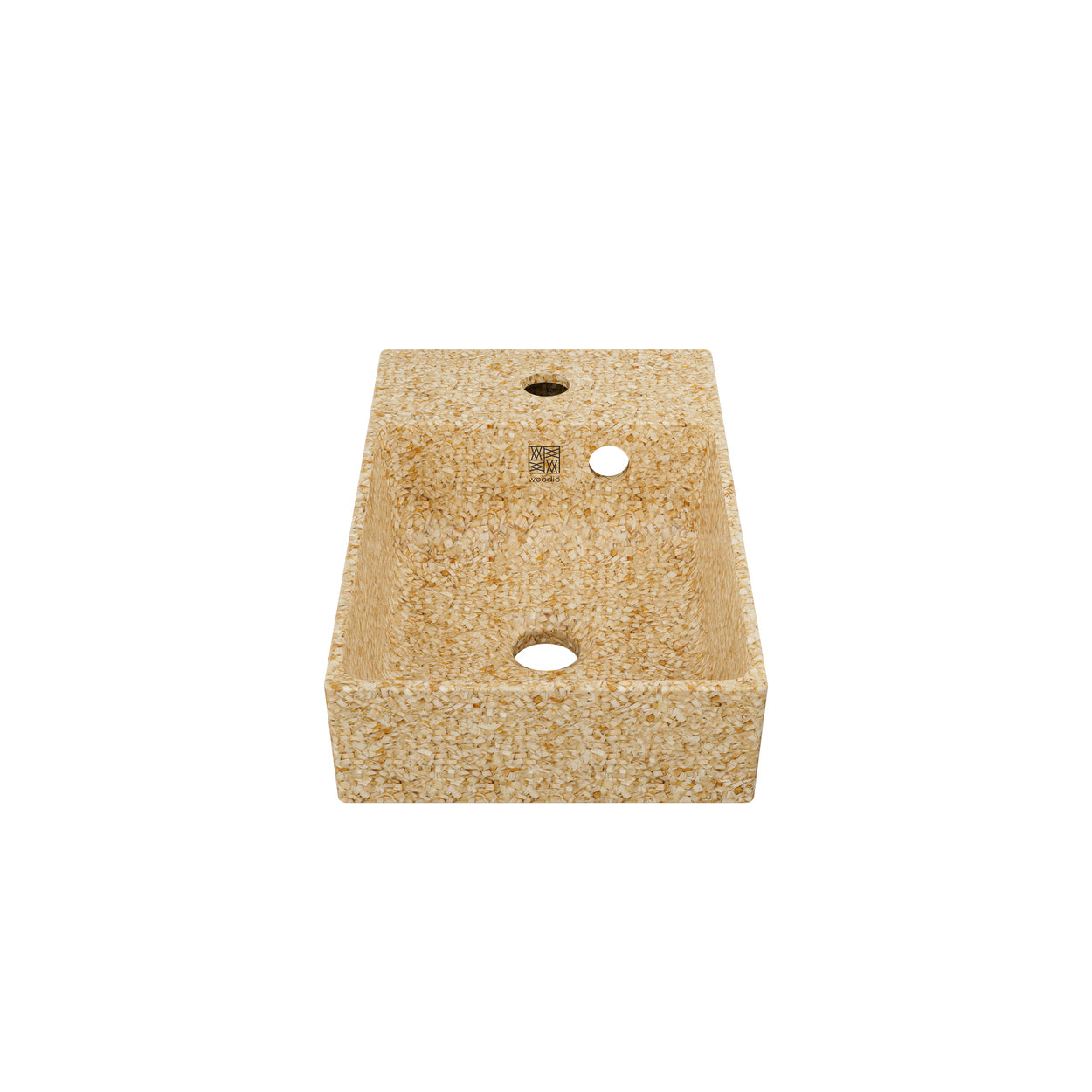 Woodio izlietne Cube40 Slim Natural tonī