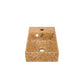Woodio izlietne Cube40 Slim Natural tonī