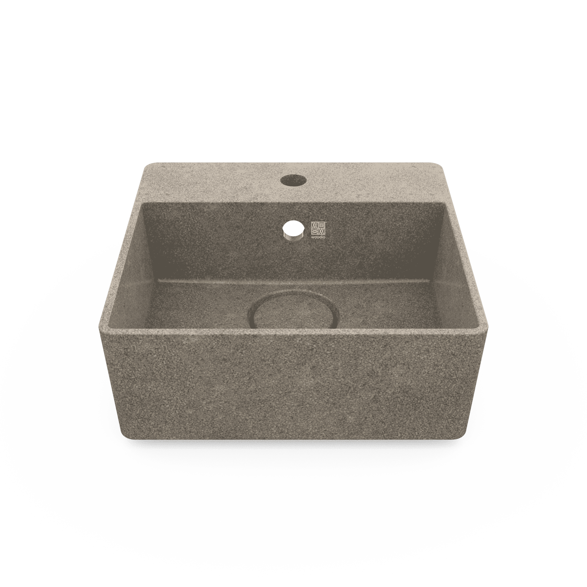 Cube 40 Woodio izlietne Mud tonis