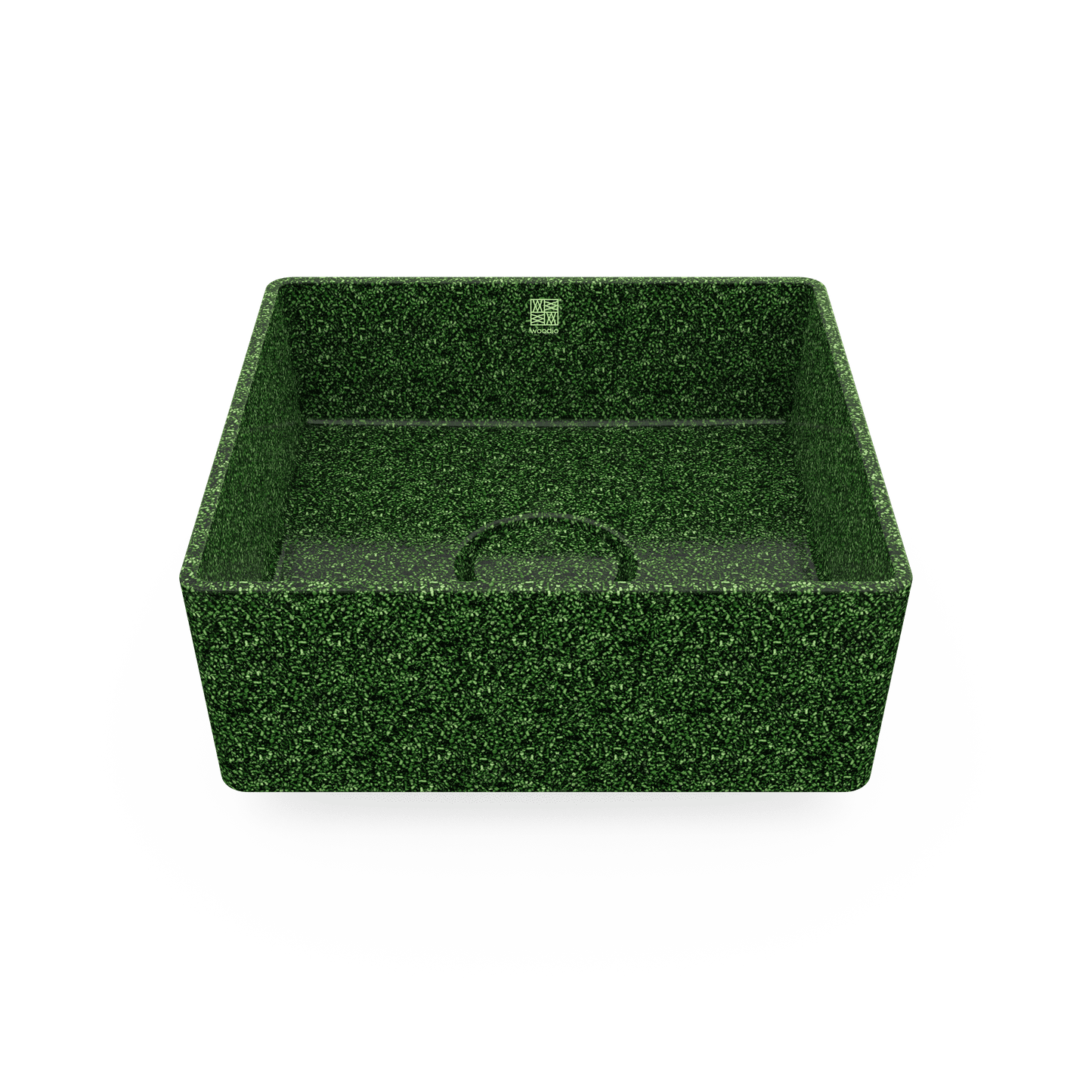 Woodio izlietne Cube40 uz virsmas