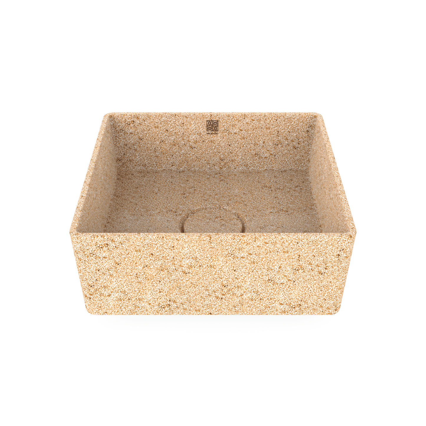 Woodio izlietne Cube40 uz virsmas