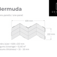 apdares paneļa Bermuda izmēri