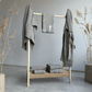 Sauna bench cover with linen | grey