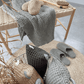 Sauna cushion with linen | sand