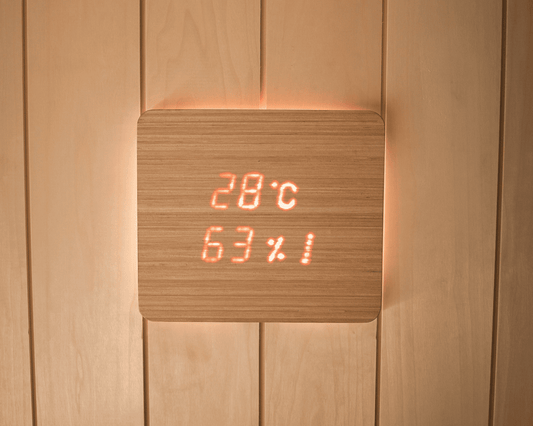 Cariitti LED termohigrometrs pirtij