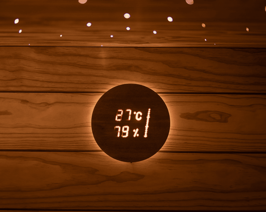 Cariitti LED termohigrometrs pirtij