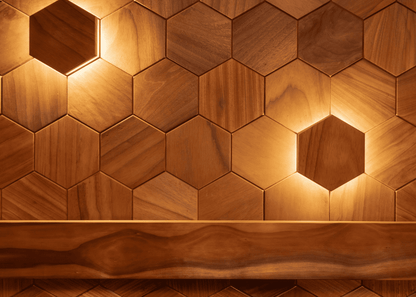 Apdares panelis DecNord Hexa XL ar LED pirtī