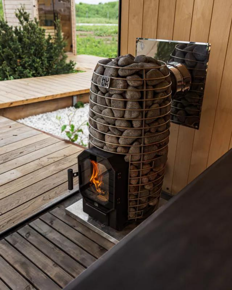 HIVE Flow Mini wood-burning stove HUUM – Nordic sauna