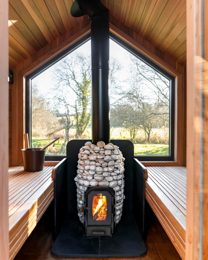 HIVE Wood wood-burning sauna stove HUM – Nordic sauna