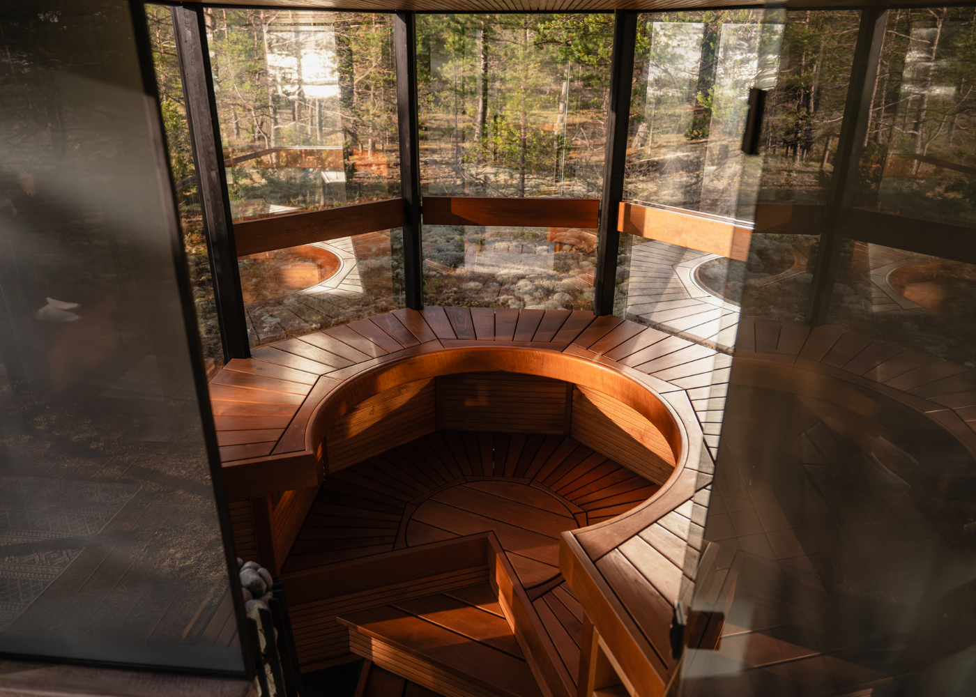 Hele Double spoguļsauna