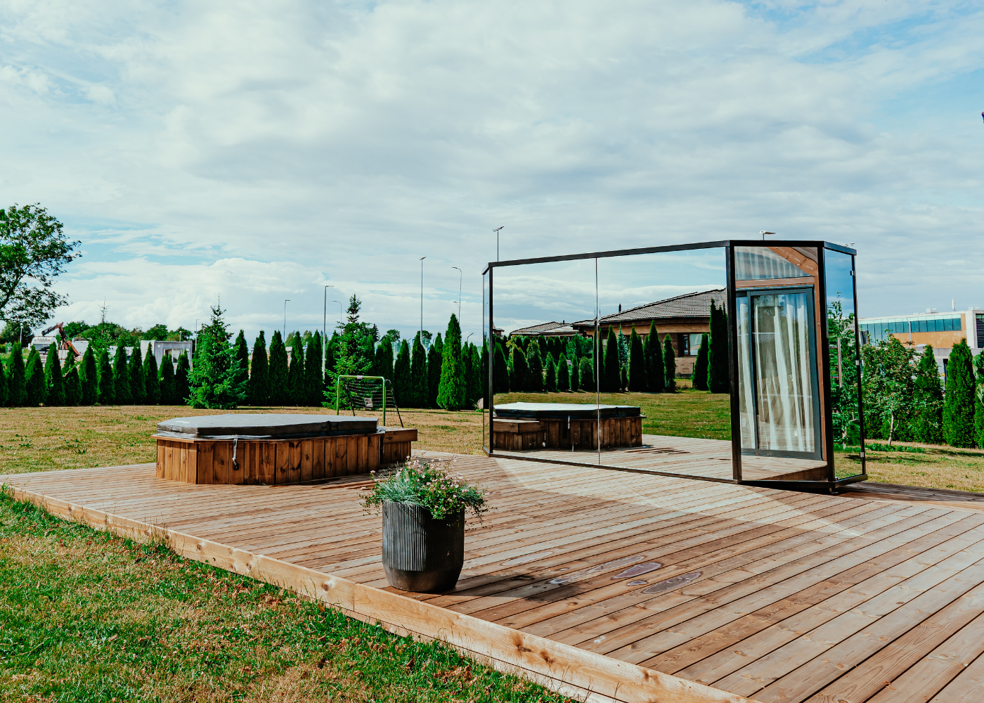 Hele Double spoguļsauna