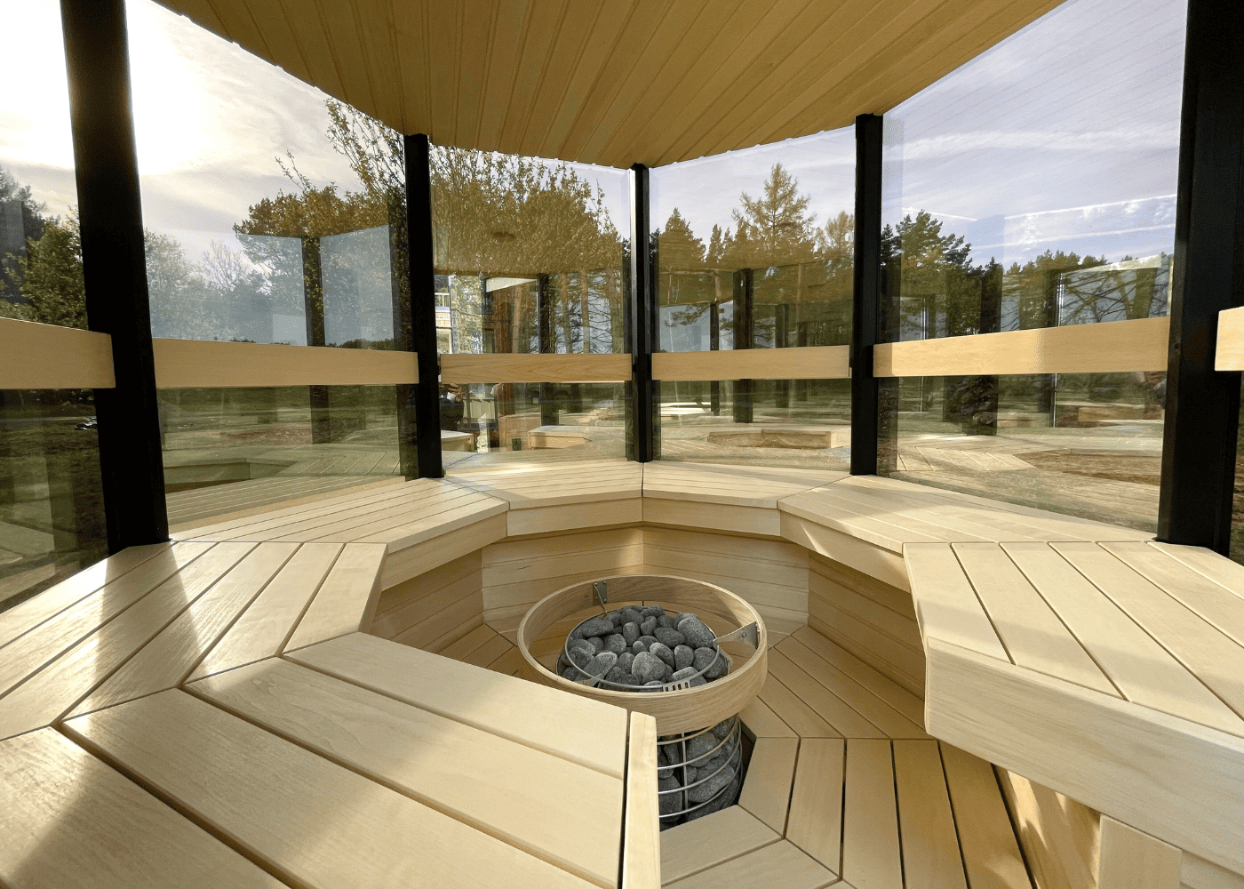 Hele Double spoguļsauna