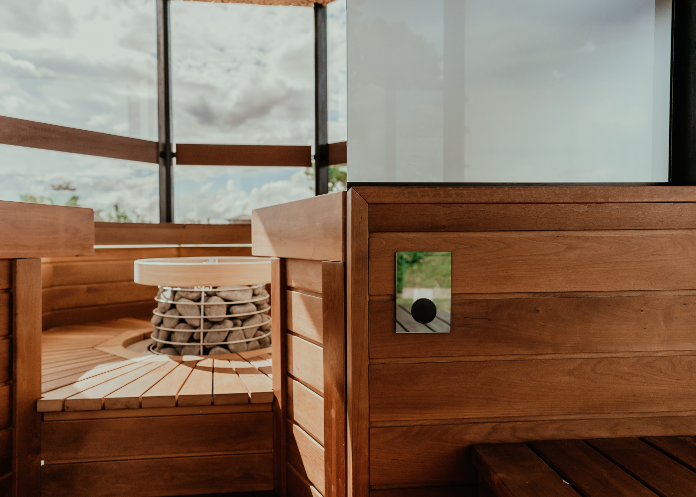 Hele Double spoguļsauna