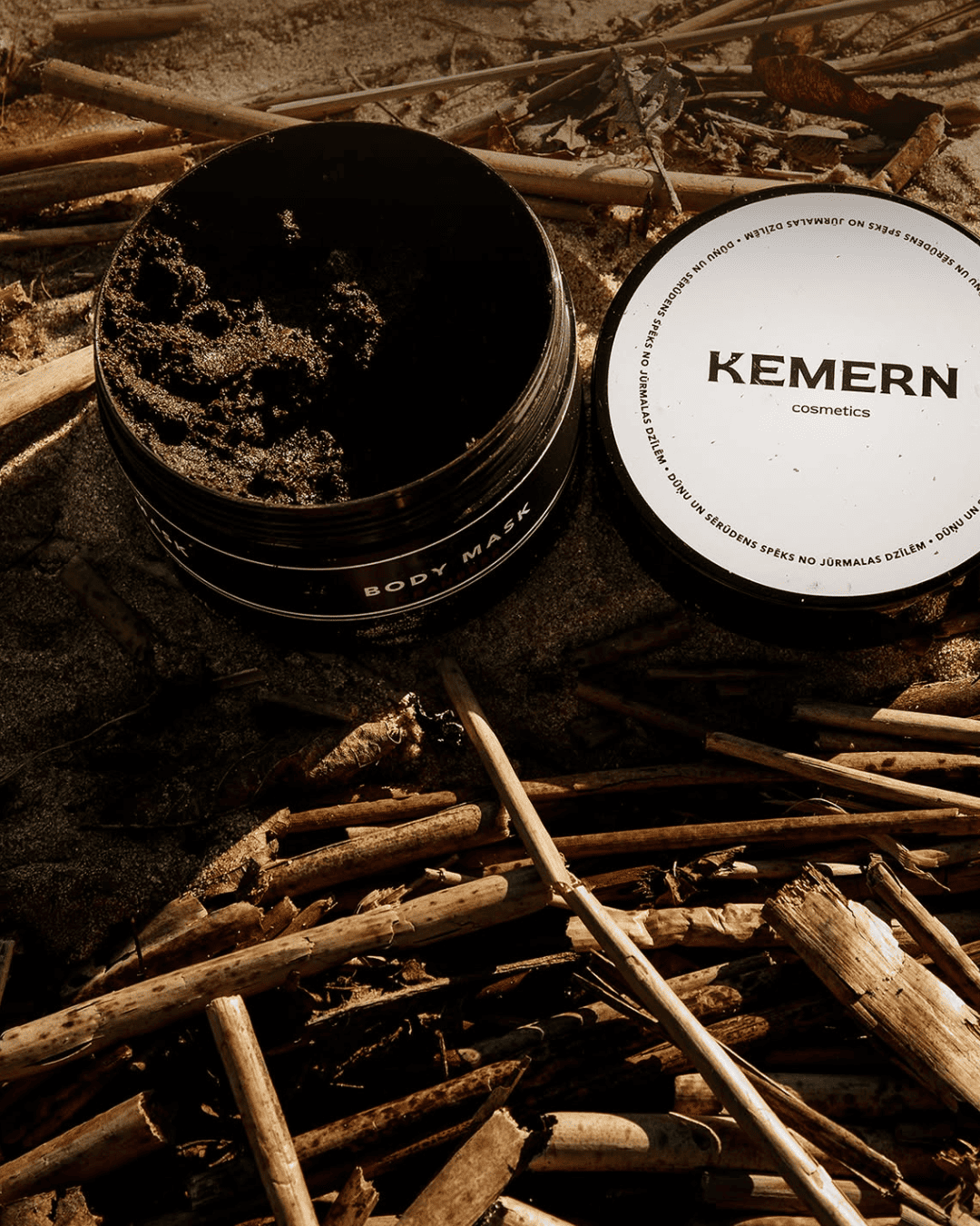 Sauna mud mask