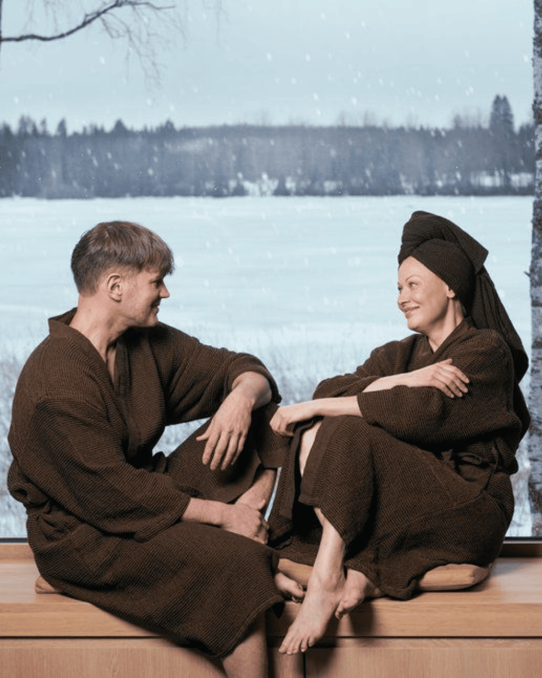 Rento Kenno tumši brūns pirts halāts
