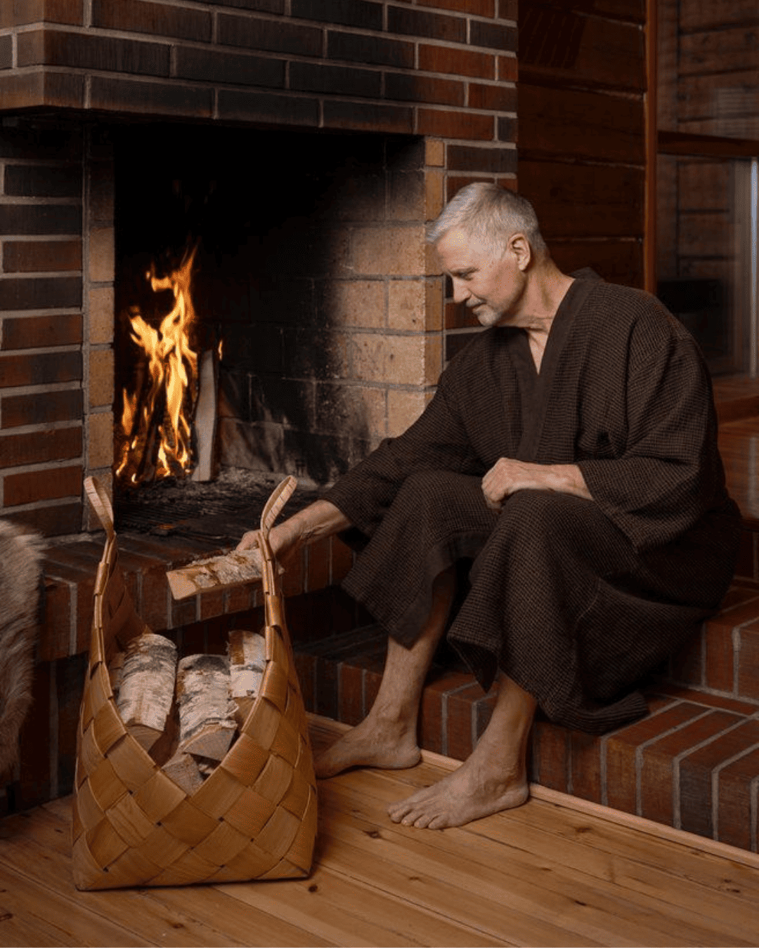 Rento Kenno tumši brūns pirts halāts