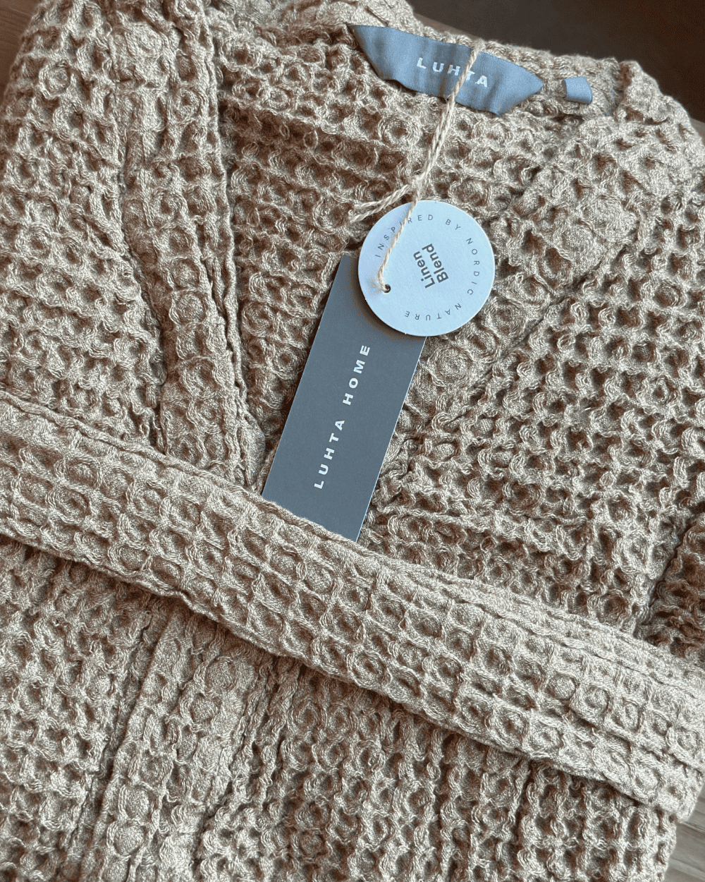 Luhta pirts halāts bēšā krāsā