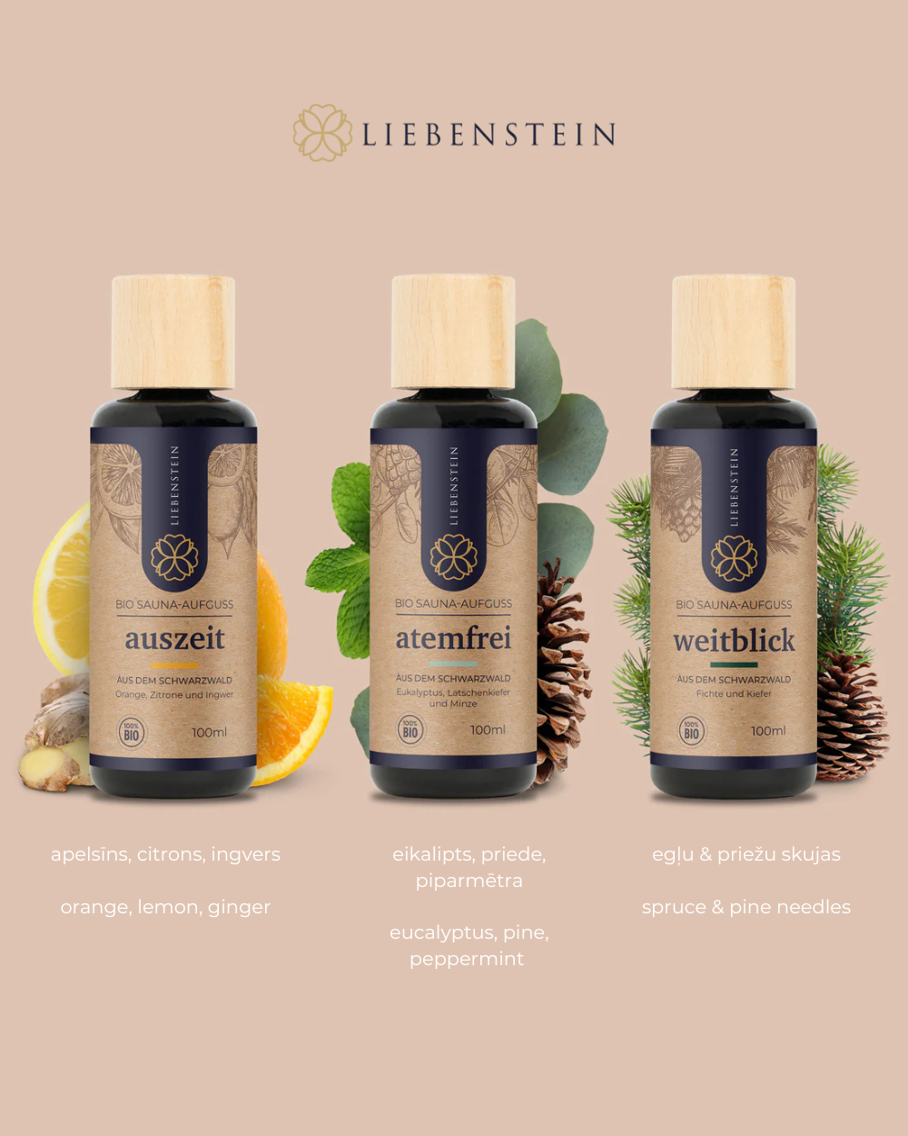 BIO pirts aromāti | 3 x 100 ml