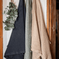 Towel with linen | mint