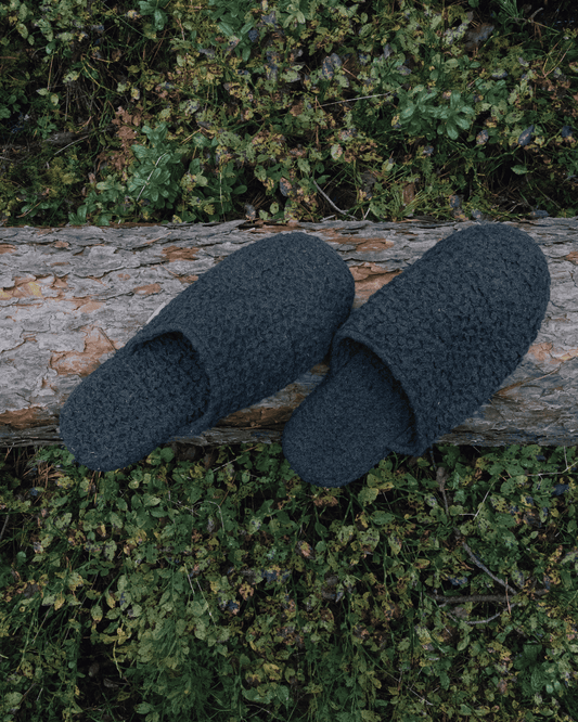 Pirts čības L/XL ar linu | melnas