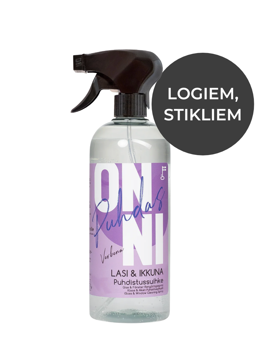 ONNI tīrīšanas sprejs stikliem, verbena 500 ml