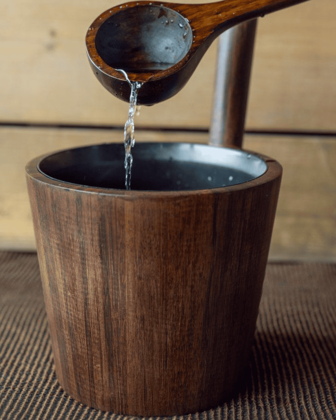 Pirts ķipis 5 l + karote | bambuss/tumšs