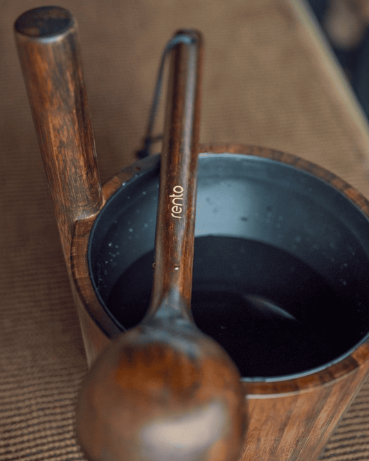 Pirts ķipis 5 l + karote | bambuss/tumšs