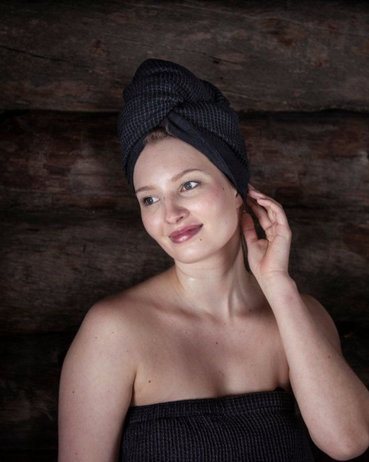 Hair towel | dark grey